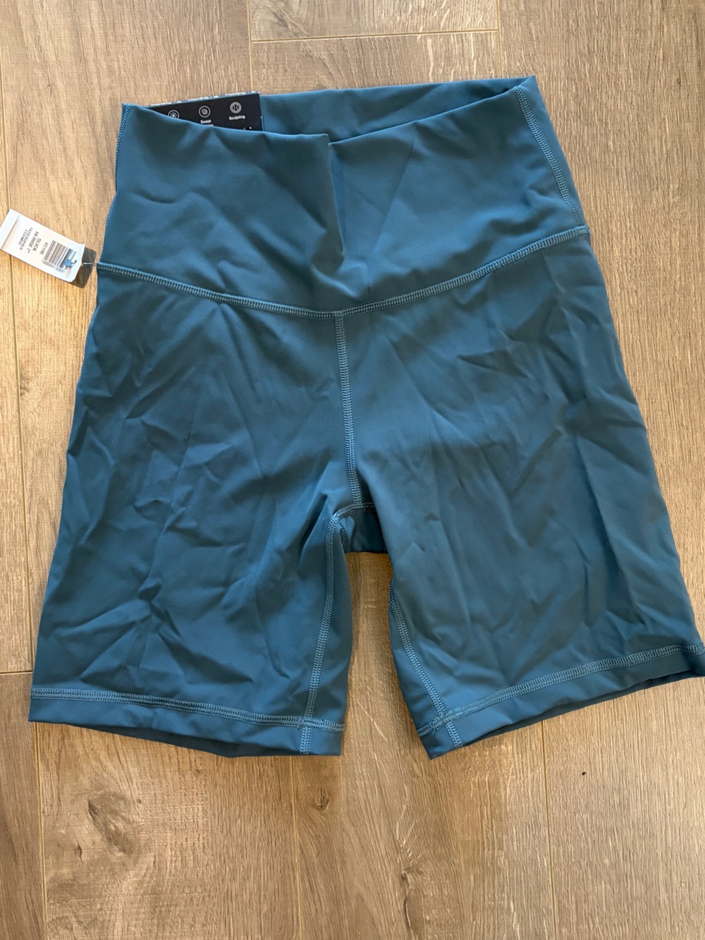 TNA Bike Shorts - Teal Blue